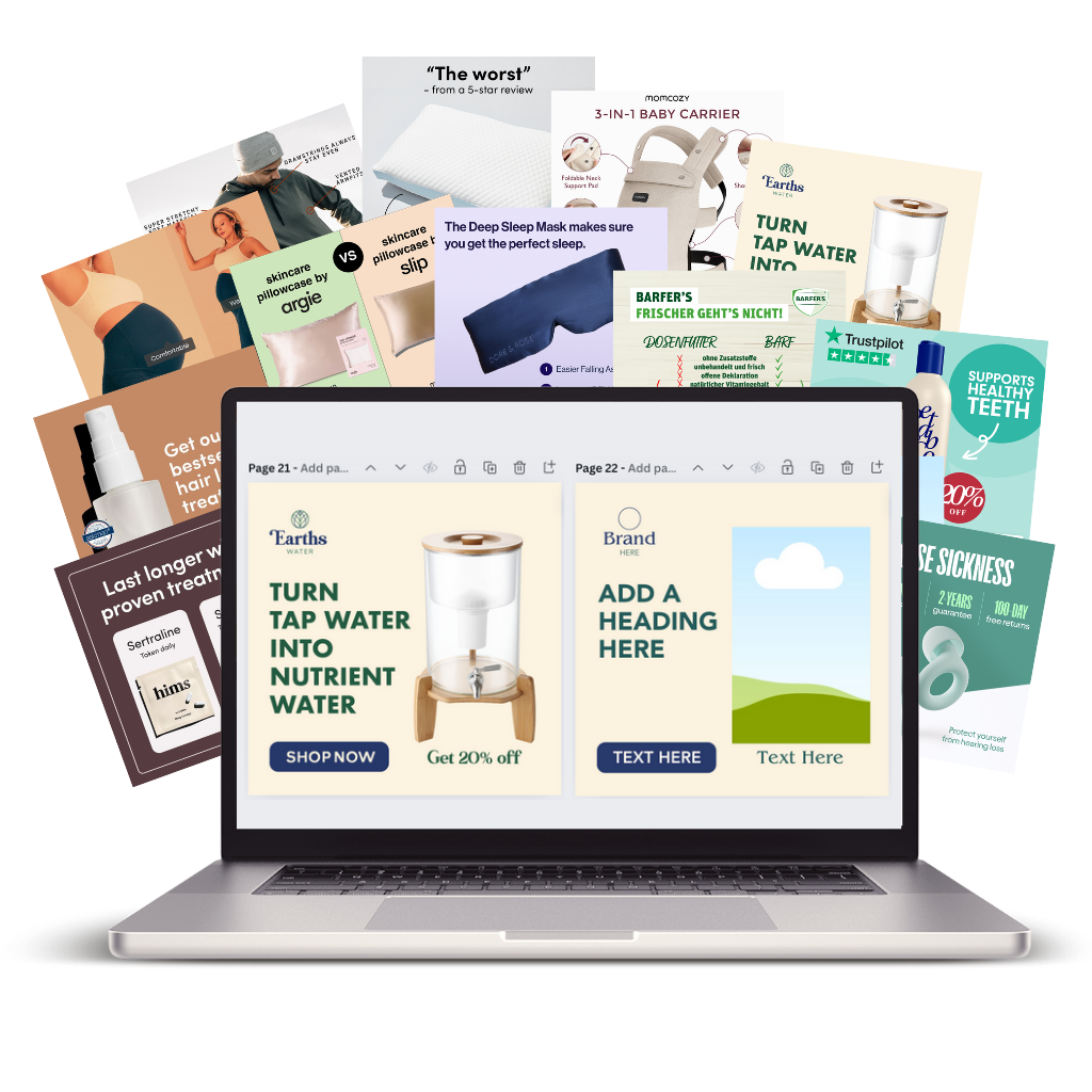 310 Static Ads / Canva Templates