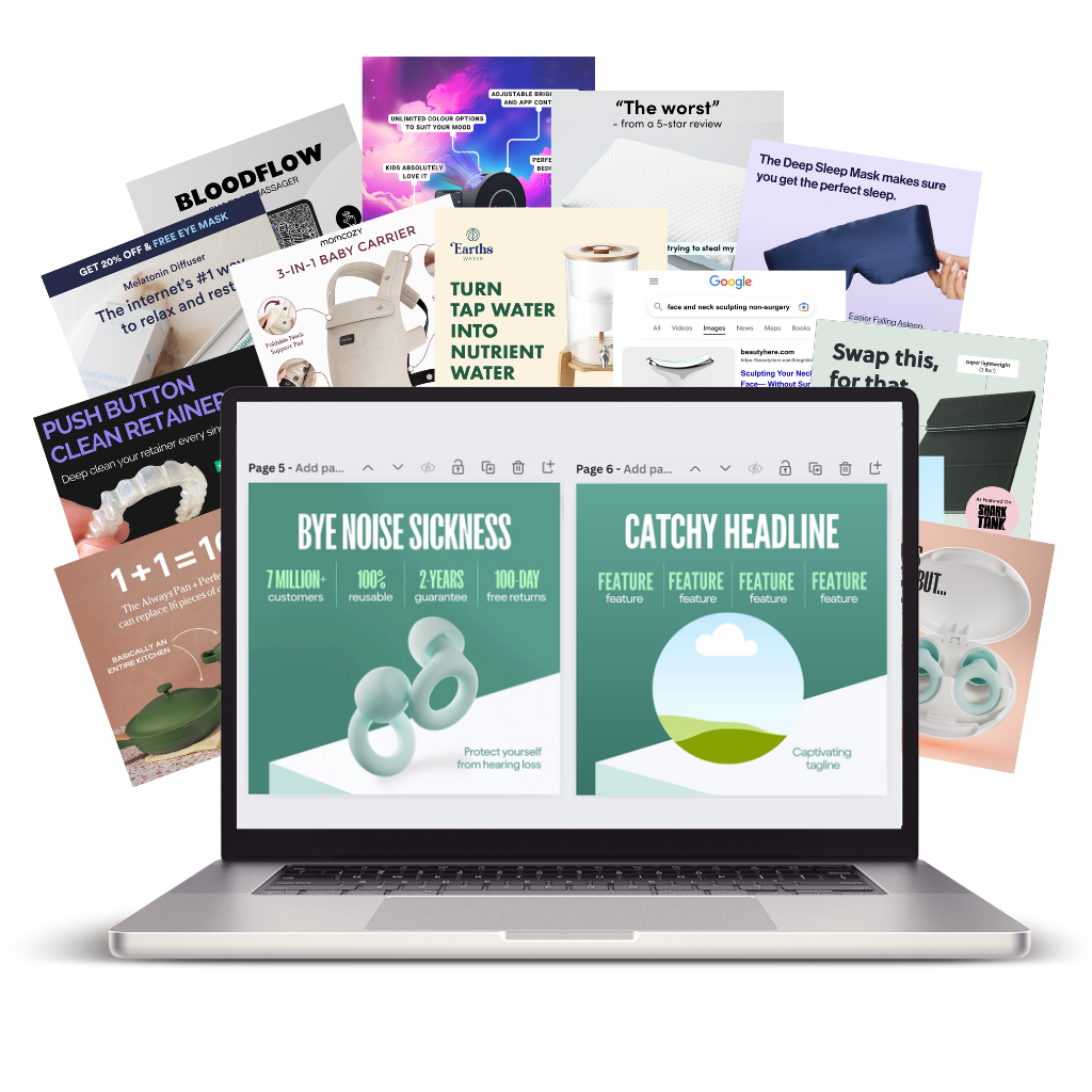 100 Product Only Ads / Canva Templates